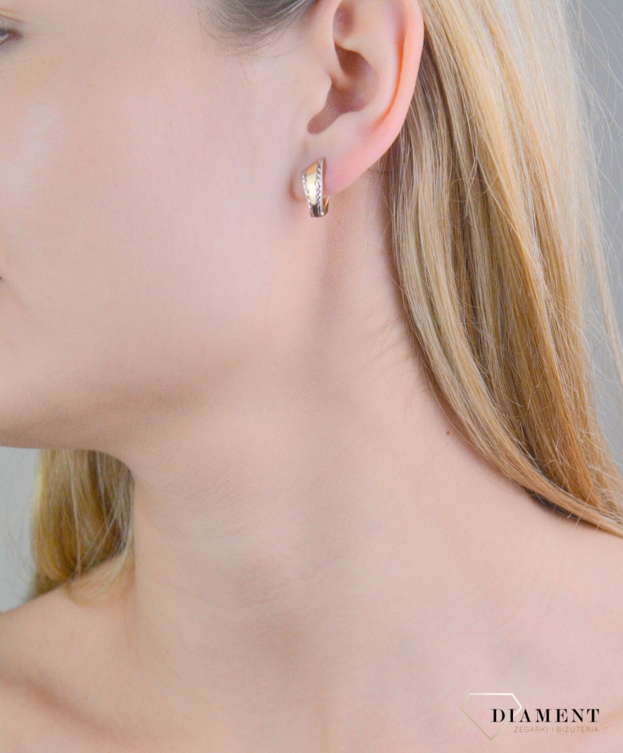 Kolczyki złote geometryczny kształt próba 375, KL 7388 375.jpg